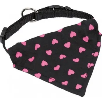 Obojek pro psa Nobby Mini Scarf obojek se šátkemrůžová 20 cm