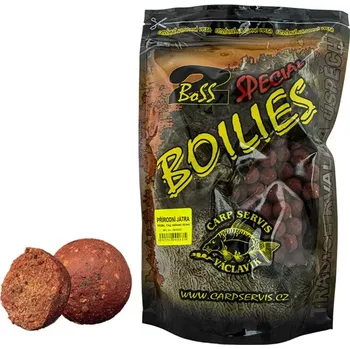 Boilies CARP SERVIS VÁCLAVÍK Boilies Boss2 SPECIÁL - 1kg - 16 mm - přírodní játra