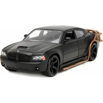 autíčko Dodge Charger Heist Car 2006 z filmu Fast and Furious 1:24 - Jada Toys Dodge Charger Heist Car 2006 Fast and Furious F&F - kovová model auto 1/24