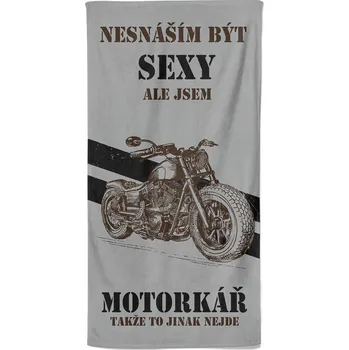 Osuška 140 x 70 cm - Sexy motorkář