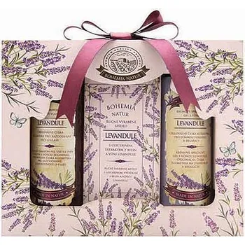 Kosmetická sada DÁRKOVÉ BALENÍ KOSMETIKA LEVANDULE - GEL + MÝDLO + ŠAMPON