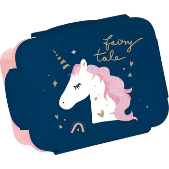 Svačinový box Paso Box na svačinu 650 ml Unicorn Fairytale