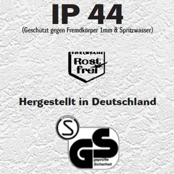 Lampička CMD Venkovní nástěnné svítidlo Lija z nerezové oceli se senzorem matná nerezová ocel, opálová 2 x 60 W - Doprava zdarma