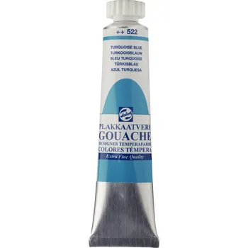 Speciální výtvarná barva TALENS Kvašová barva Gouache Extra Fine - 522 Turquoise Blue Objem: 20 ml