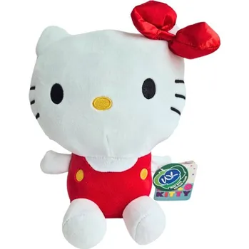 plyšák Hello Kitty červená 25cm