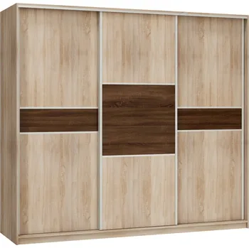 Šatní skříň Šatní skříň EUDUNDA 5 D, dub sonoma/dub sonoma/dub sonoma tm., 5 let záruka +možnost VÝNOSU + vyzvednutí ZDARMA