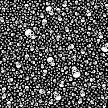 Souprava šperků MODABIKERU. Čtvercový šátek bavlněný, Malé Lebky.ŠAT71004ML.