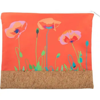 Kosmetická taška Reklamní CreaBeauty Cork L kosmetická taštička na zakázku, bílá