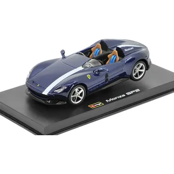 autíčko Ferrari Monza SP2 modrá 1:43 Ferrari SP2 - kovový model auta
