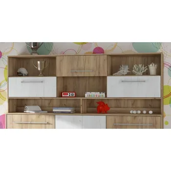 Dětská postel Nástavec k multifunkční posteli CEDUNA, craft zlatý/craft bílý, 5 let záruka +možnost VÝNOSU + vyzvednutí ZDARMA