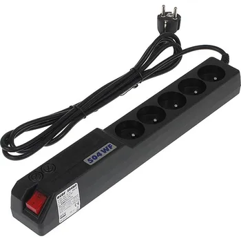 Přepěťová ochrana ACAR 504 WF Rack 19", 3m, černá