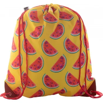 Sportovní vak Reklamní CreaDraw Plus RPET vak na stahování šňůrkou na zakázku, červená