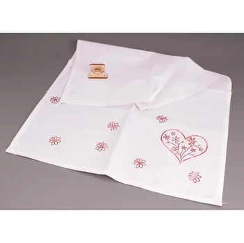 Utěrka Utěrka - květinové srdce