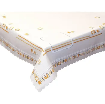 ubrus Forbyt Ubrus s nešpinivou úpravou, Geometrie, béžový Ubrusy: 85 x 85 cm