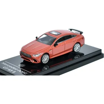 autíčko Mercedes AMG GT 63 S oranžová 1:64 - PARAGON Models Mercedes-Benz AMG GT 63S - kovový model auta 1/64