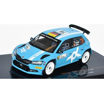 autíčko Skoda Fabia R5 EVO #78 ACI Rallye Monza 2020 M.Engel/I.Minor 1:43 Skoda Fabia R5 EVO - kovový model auta