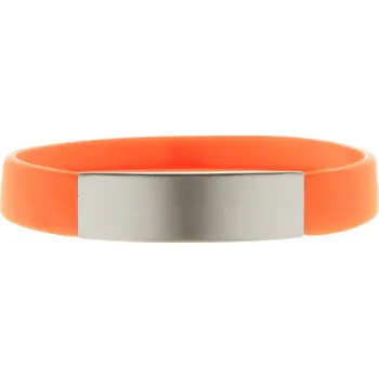 Náramek Reklamní Platty náramek, oranžová