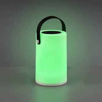 Venkovní osvětlení Reality Leuchten Solární stolní lampa Garcia LED se změnou barev RGBW - Délka kabelu USB 120 cm bílá 1 x 0,1 W LED - Doprava zdarma