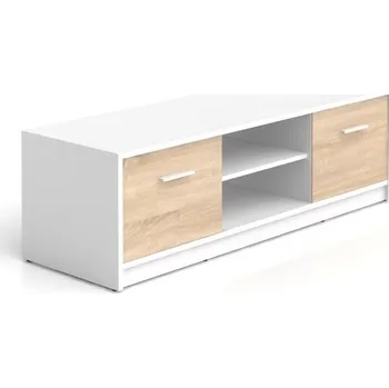 Televizní stolek MARIONET televizní stolek, bílá/dub sonoma, 5 let záruka + vyzvednutí ZDARMA