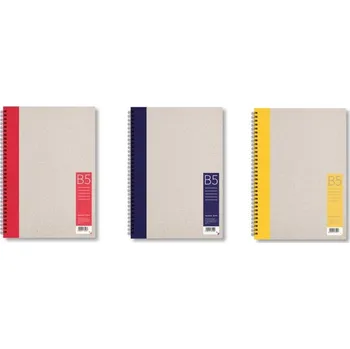 Blok B5 linkovaný 50 ls krémový papír