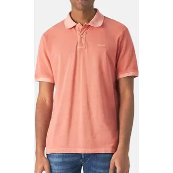 Pánské oblečení Pánské polo triko Gant - Velikost M, Barva Oranžová 55770 2043005