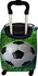 bHome Dětský cestovní kufr na kolečkách KFBH1778 40 cm fotbalový míč na trávě