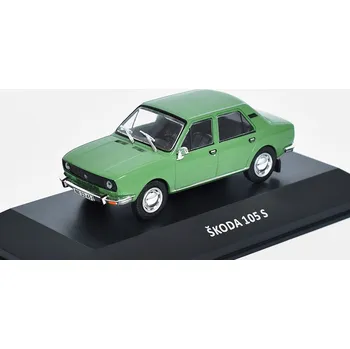 autíčko DeAgostini Škoda 105 S 1978 1:43 - Kaleidoskop slavných vozů časopis s modelem #28 Škoda 105S - kovový model auta
