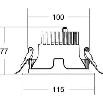 Lampička BRUMBERG Apollo Mini, fazetový, DALI, kulatý, 4 000 K, bílý bílá 1 x 10,5 W LED - Doprava zdarma