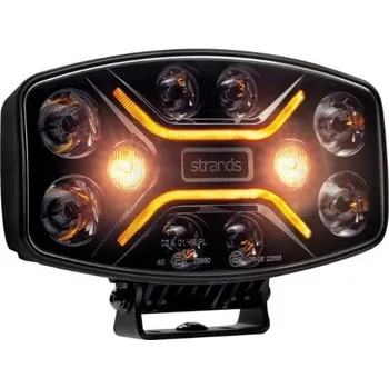 Přídavný světlomet LED světlomet Strands INSANE 247mm, s pozičním světlem, 9-36V, 12000 lm