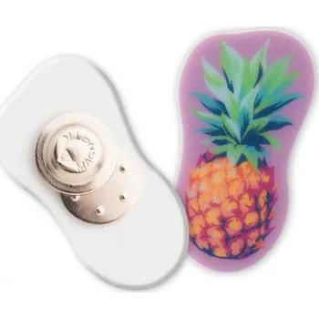 Reklamní ColoBadge magnetický odznak, bílá