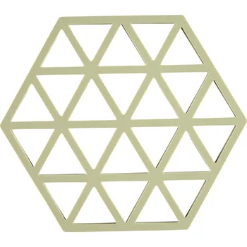 Úložný box Zone Denmark, Podložka pod horké nádobí Triangles zelená matcha - Formadore