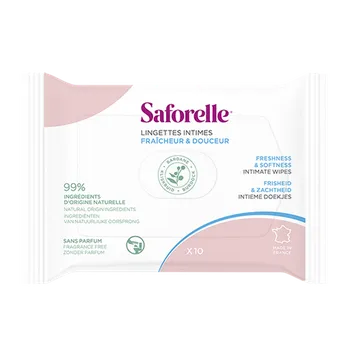 Intimní ubrousek SAFORELLE Ubrousky pro intimní hygienu 10 kusů