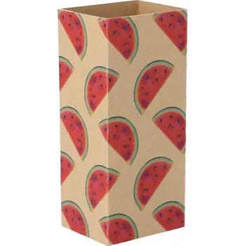 Jednorázové nádobí Reklamní CreaSleeve Kraft 346 papírový kraftový rukáv na zakázku, přírodní