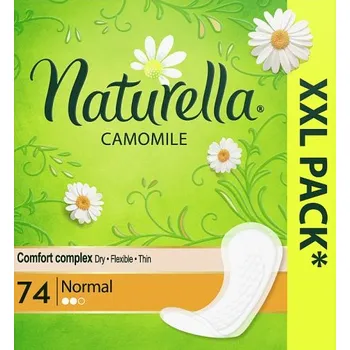 Menstruační vložka Naturella Normal intimní vložky s heřmánkem 74 kusů