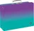 Oxybag Oxy Ombre kufřík lamino hranatý 32 x 23 x 9 cm, Purple/Blue