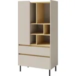 Meblar Regál LUCA LC06 | béžová/dub olejovaný