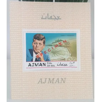 Poštovní známka Aršík Ajman - Kennedy