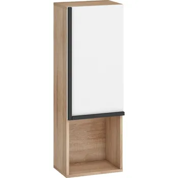 police Závěsná skříňka DZENGAL 1D, dub sonoma/bílá, 5 let záruka + vyzvednutí ZDARMA