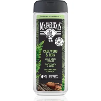 Sprchový gel Le Petit Marseillais Jalovec & Kapradí sprchový gel 4 v 1 pro muže 400 ml