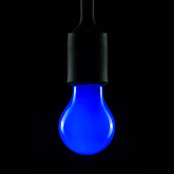 Lampička Segula Žárovka LED, modrá, E27, 2 W, stmívatelná