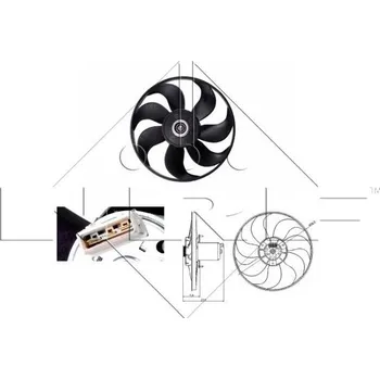 Chladič motoru Větrák, chlazení motoru NRF 47404