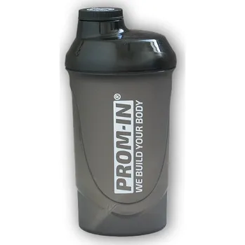 Šejkr We build your body 600ml průhledný bílo-zelený