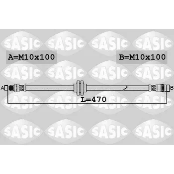 Brzdová hadice Brzdová hadice, , SASIC, 6604042
