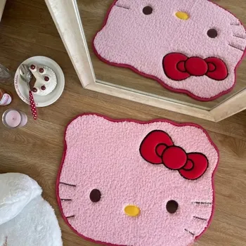 Koberec Růžový koberec s kočičím motivem do dětského pokoje | styl Hello Kitty - Hello Kitty 3