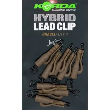 KORDA - Závěs na olovo Hybrid Lead Clip Gravel 5 ks