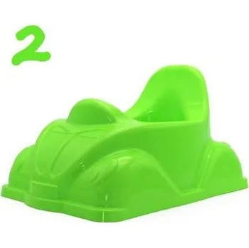 Nočník Nočník autíčko 35x23x20cm Zelená