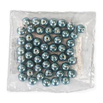 Svatební dekorace Korálky svatební STŘÍBRNOMODRÁ 3mm - Stříbrnomodrá, 3mm