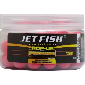 Boilies JET FISH Premium clasicc POP-UP 12 mm - CHILLI/ČESNEK