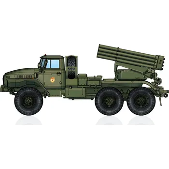 Plastikový model Russian BM-21 Grad Multiple Rocket Launcher - Hobby Boss 82931