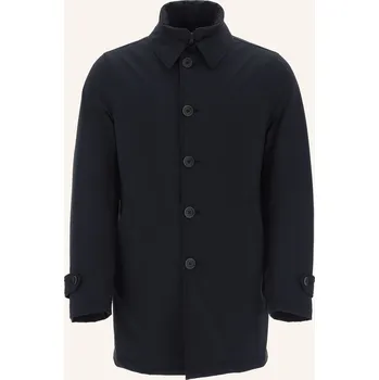 Pánský zimní kabát Herno Pánský Péřový Kabát S Odnímatelnou Krycí Légou, tmavě...